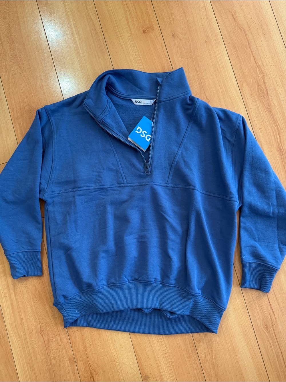 DSG Girl’s Half-Zip Pullover - Light Navy